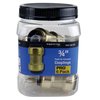 Tectite By Apollo 3/4 in. Brass Push-To-Connect Coupling Jar (6-Pack), 6PK FSBC346JR